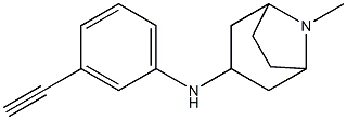 N-(3-ethynylphenyl)-8-methyl-8-azabicyclo[3.2.1]octan-3-amine Struktur