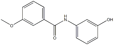 N-(3-hydroxyphenyl)-3-methoxybenzamide Struktur