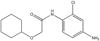 N-(4-amino-2-chlorophenyl)-2-(cyclohexyloxy)acetamide Struktur