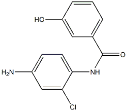 N-(4-amino-2-chlorophenyl)-3-hydroxybenzamide Struktur