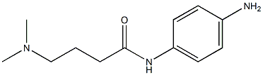 N-(4-aminophenyl)-4-(dimethylamino)butanamide Struktur