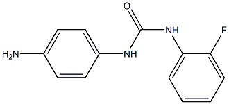 N-(4-aminophenyl)-N'-(2-fluorophenyl)urea Struktur