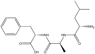 leucyl-alanyl-phenylalanine Struktur