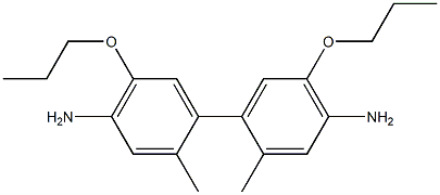 2,2'-DIMETHYL-5,5'-DIPROPROXYBENZIDINE Struktur