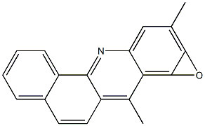 7,10-DIMETHYLBENZ[C]ACRIDINE-8,9-OXIDE Struktur