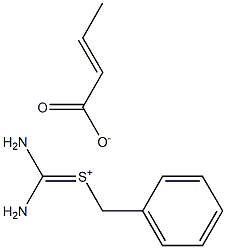 BENZYLTHIOURONIUMCROTONATE Struktur