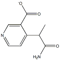 1-CARBAMOYLETHYLNICOTINATE Struktur