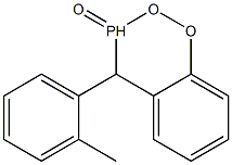 2-TOLYL-BENZODIOXAPHOSPHORINOXIDE Struktur