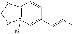 3BROMOISOSAFROL Struktur