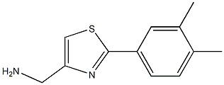 [2-(3,4-Dimethylphenyl)thiazol-4-yl]methylamine Struktur