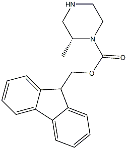 (R)-1-Fmoc-2-methylpiperazine Struktur