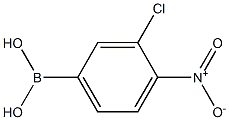 3-Chloro-4-Nitrophenyl Boronic acid Struktur