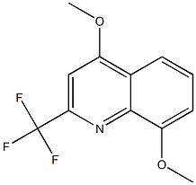 4,8-Dimethoxy-2-(Trifluoromethyl)Quinoline Struktur