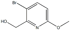 2-(HYDROXYMETHYL)-3-BROMO-6-METHOXYPYRIDINE Struktur