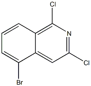 Isoquinoline, 5-bromo-1,3-dichloro- Struktur