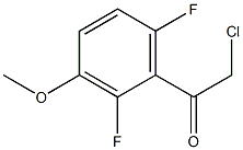 2-chloro-1-(2,6-difluoro-3-methoxyphenyl)ethanone Struktur