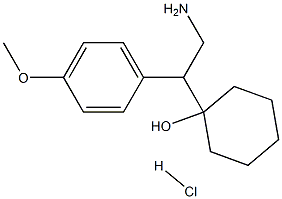 1-(4-METHOXYPHENYL)-2-AMINOETHYL CYCLOHEXANOL HCL Struktur