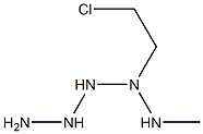 N-METHYL-2-(2-CHLOROETHYL)PENTAZANE Struktur