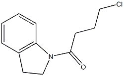 1-(4-CHLOROBUTANOYL)INDOLINE Struktur