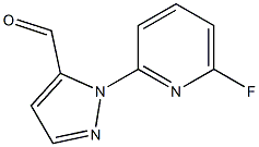 1-(6-FLUOROPYRIDIN-2-YL)-1H-PYRAZOLE-5-CARBALDEHYDE Struktur