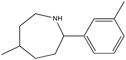 2-(3-METHYLPHENYL)-5-METHYLAZEPANE Struktur