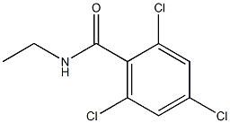 2,4,6-TRICHLORO-N-ETHYLBENZAMIDE Struktur