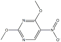 2,4-DIMETHOXY-5-NITRO-PYRIMIDINE Struktur