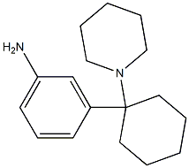 3-(1-PIPERIDIN-1-YLCYCLOHEXYL)ANILINE Struktur