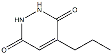 4-PROPYL-1,2-DIHYDROPYRIDAZINE-3,6-DIONE Struktur