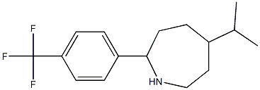 5-ISOPROPYL-2-[4-(TRIFLUOROMETHYL)PHENYL]AZEPANE Struktur