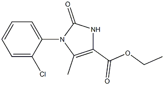 ETHYL 1-(2-CHLOROPHENYL)-5-METHYL-2-OXO-2,3-DIHYDRO-1H-IMIDAZOLE-4-CARBOXYLATE Struktur