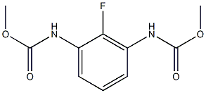 methyl N-{2-fluoro-3-[(methoxycarbonyl)amino]phenyl}carbamate Struktur