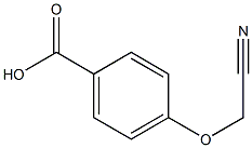 4-(cyanomethoxy)benzoic acid Struktur