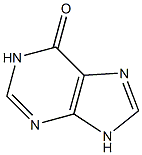 1,9-dihydro-6H-purin-6-one Struktur