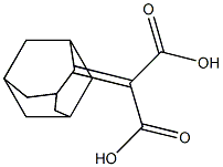 2-tricyclo[3.3.1.1~3,7~]dec-2-ylidenmalonic acid Struktur