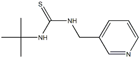 N-(tert-butyl)-N'-(3-pyridinylmethyl)thiourea Struktur