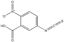 5-isothiocyanato-2-nitrobenzoic acid Struktur