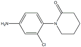 1-(4-amino-2-chlorophenyl)piperidin-2-one Struktur