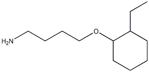 1-(4-aminobutoxy)-2-ethylcyclohexane Struktur