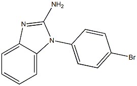 1-(4-bromophenyl)-1H-1,3-benzodiazol-2-amine Struktur