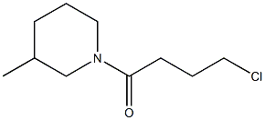 1-(4-chlorobutanoyl)-3-methylpiperidine Struktur