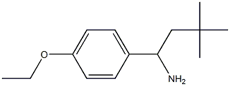 1-(4-ethoxyphenyl)-3,3-dimethylbutan-1-amine Struktur