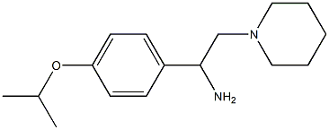 1-(4-isopropoxyphenyl)-2-piperidin-1-ylethanamine Struktur