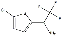 1-(5-chlorothiophen-2-yl)-2,2,2-trifluoroethan-1-amine Struktur