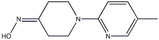 1-(5-methylpyridin-2-yl)piperidin-4-one oxime Struktur