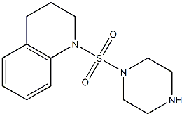 1-(piperazine-1-sulfonyl)-1,2,3,4-tetrahydroquinoline Struktur