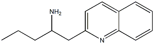 1-(quinolin-2-yl)pentan-2-amine Struktur