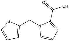 1-(thien-2-ylmethyl)-1H-pyrrole-2-carboxylic acid Struktur