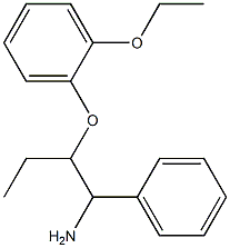 1-[(1-amino-1-phenylbutan-2-yl)oxy]-2-ethoxybenzene Struktur