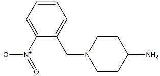 1-[(2-nitrophenyl)methyl]piperidin-4-amine Struktur